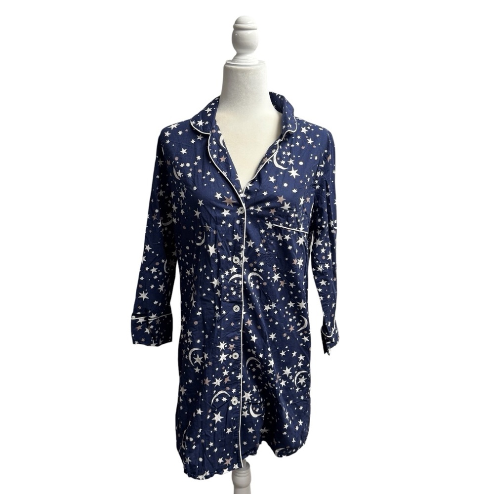 Printfresh Navy Starry Night Pajama Top